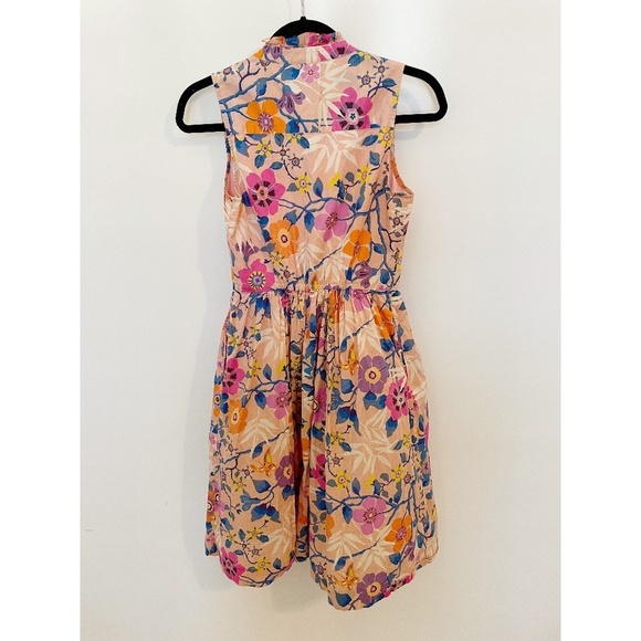 JCREW Liberty London Pavilion Floral Dress pink 2 - Picture 7 of 8